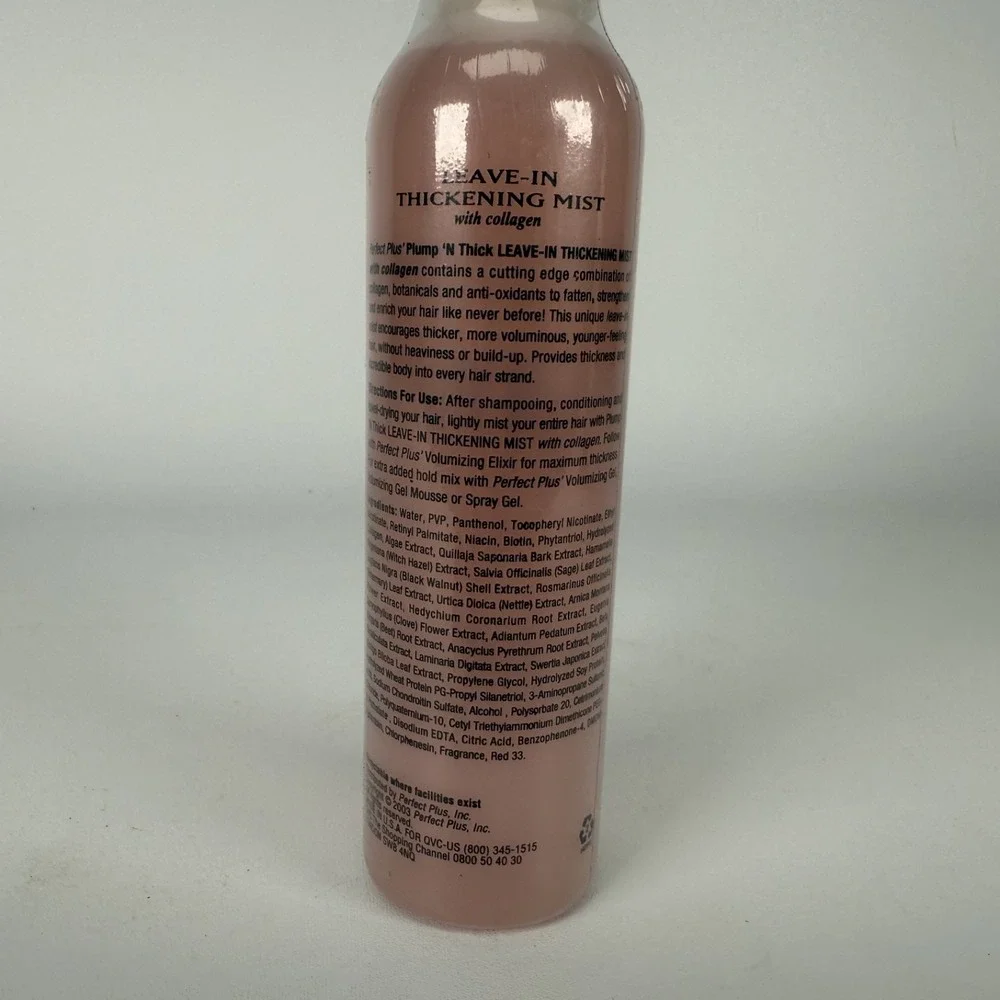 Nick Chavez Plump 'N Thick Leave In Thickening Mist Collagen 8.5 oz Perfect Plus